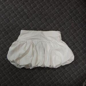 Chic White Bubble Skirt for Women